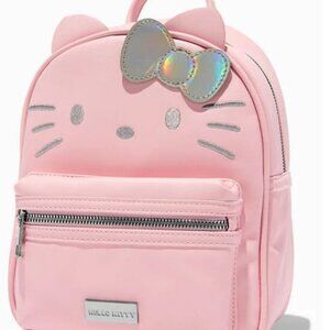 Hello Kitty Pink Backpack with Silver Accents